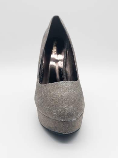 High-heel ceremony pumps with platform