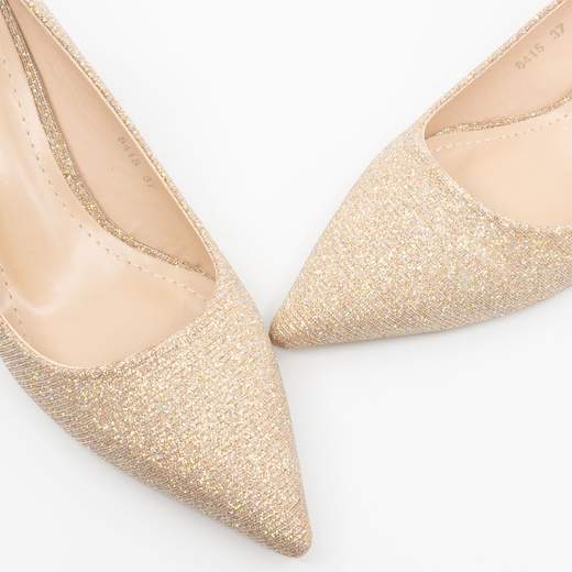 Décolleté Glitterate da Cerimonia con Tacco a Clessidra