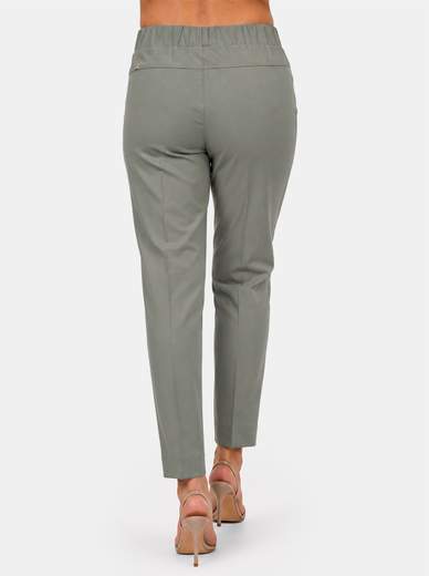 Pantaloni Donna Estivi Elasticizzati Slim Fit con Vita Elasticizzata Made in Italy