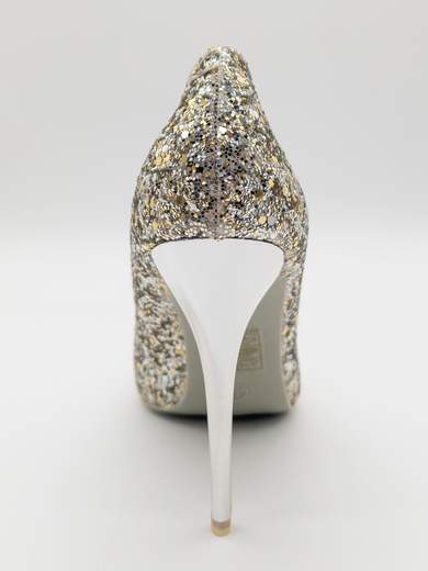 Silver Ceremony Décolleté with 10.5 cm Heel