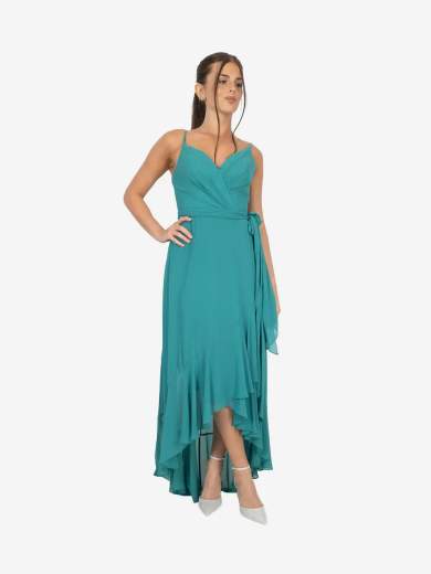 Bianca Brandi Abito da cerimonia asimmetrico con stola 29279