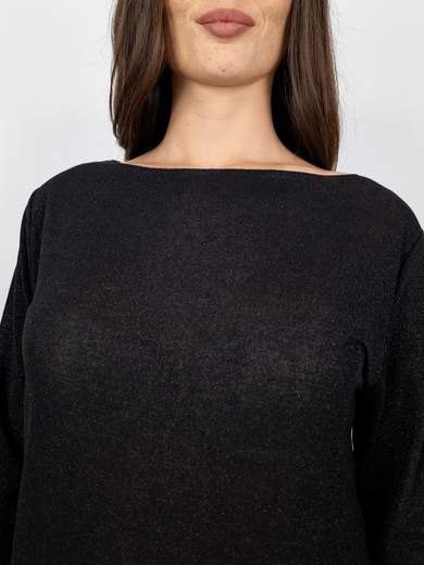 Susy Star Maglia Curvy Elasticizzata con Dettagli Glitterati STY0262