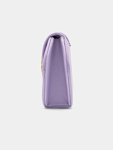 Elegant Lilac Ceremony Clutch Bag with Jewel Buckle