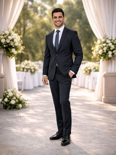 Abito Uomo Fresco di Lana 100% Lana Vergine Regular Fit