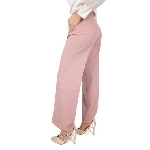 Pantaloni a Palazzo Eleganti Stile Raffinato per Donne con Vita Alta