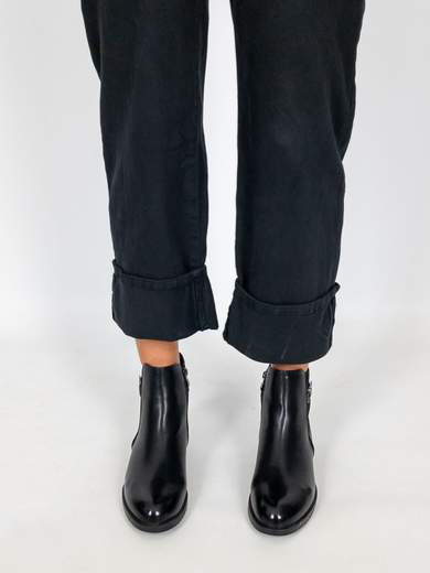 Soft Leg Cuffed Jeans 3D-1383