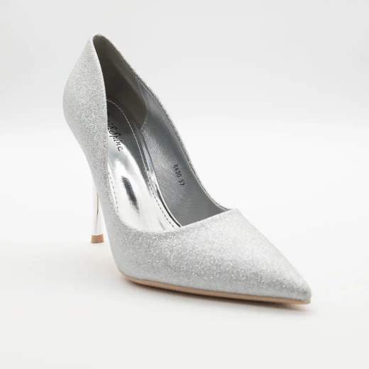 Décolleté argento glitter con tacco 11 cm – Eleganza e stile per ogni occasione