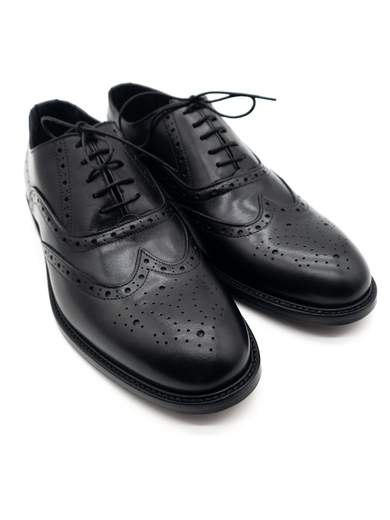 Scarpa Oxford Uomo Classica Full Brogue Nera