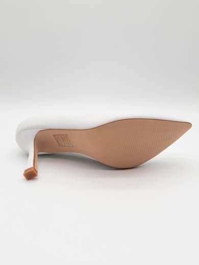 White Bridal Pumps with 8 cm Heel