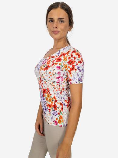Women’s summer stretch viscose T-shirt – Made in Italy