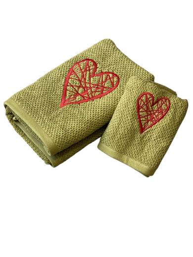 MAISON SUCREE ASCIUGAMANI BIANCHERIA BAGNO - CARILLON SET 1+1