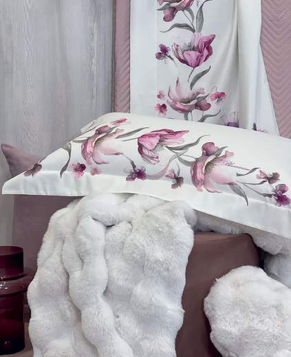 BLUMARINE  LENZUOLA BIANCHERIA LETTO - LENZUOLA FLEURETTE MATRIMONIALE