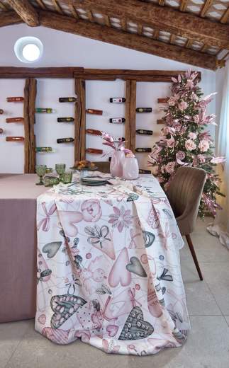 MAISON SUCREE TOVAGLIA BIANCHERIA TAVOLA - LEGAMI TOVAGLIA QUADRATA