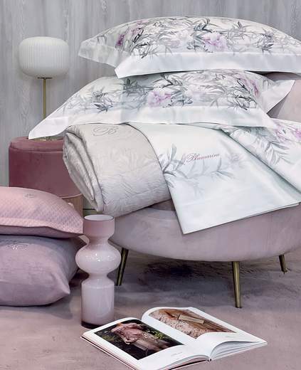 BLUMARINE  LENZUOLA BIANCHERIA LETTO - ORCHIDEA LENZUOLA MATRIMONIALI