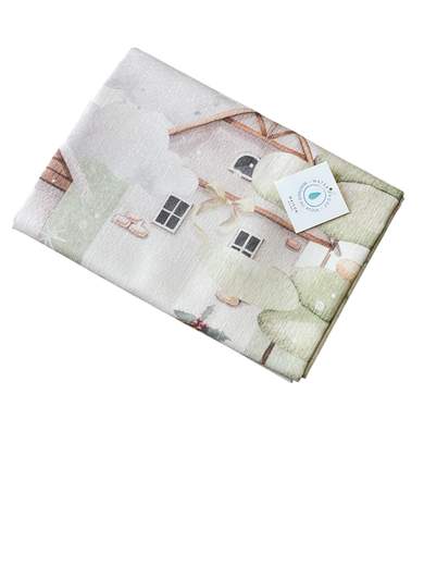 MAISON SUCREE TOVAGLIA BIANCHERIA TAVOLA - BORGO NATALE X6