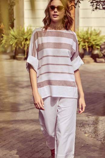 ICONIQUE BLUSA DONNA - IC25023