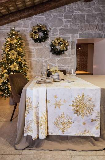 MAISON SUCREE TOVAGLIA BIANCHERIA TAVOLA - CUORI DI CRISTALLO X8