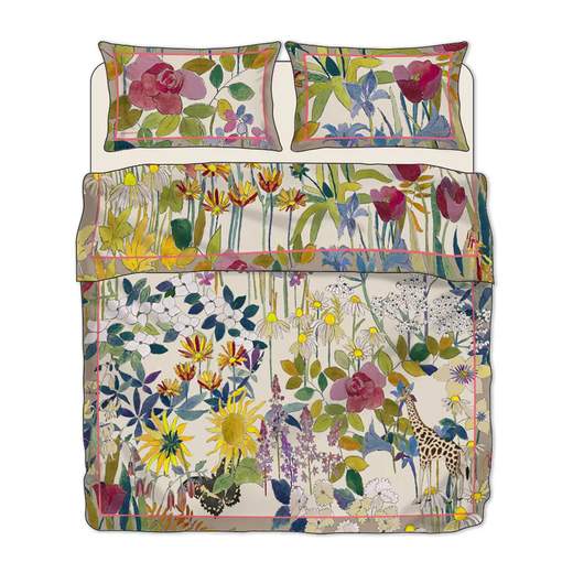 BORBONESE LENZUOLA BIANCHERIA LETTO - GARDEN LENZUOLA MATRIMONIALI