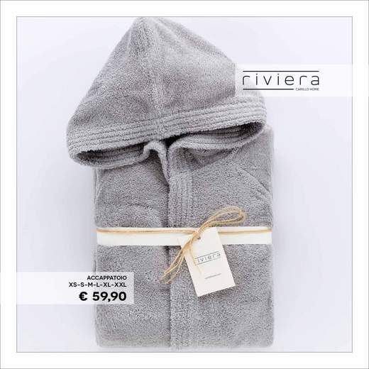RIVIERA BA0041 GLAMOUR ACCAPPATOIO