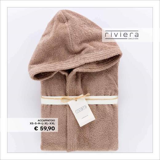 RIVIERA BA0041 GLAMOUR ACCAPPATOIO