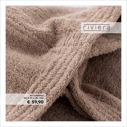 RIVIERA BA0041 GLAMOUR ACCAPPATOIO