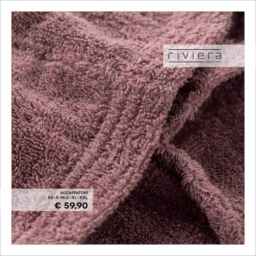 RIVIERA BA0041 GLAMOUR ACCAPPATOIO