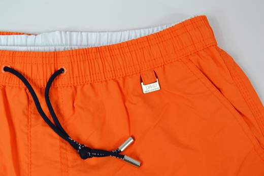 David Uomo boxer mare 100% Nylon Orange