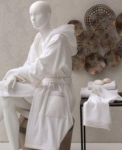 BLUMARINE  ACCAPPATOIO BIANCHERIA BAGNO - SPA ACCAPPATOIO