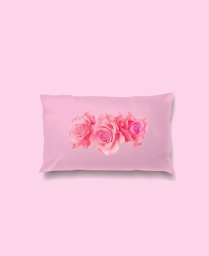 CAMOMILLA CUSCINO BIANCHERIA LETTO - ROSES CUSCINO 35X45