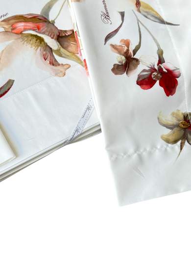 BLUMARINE  LENZUOLA BIANCHERIA LETTO - LENZUOLA FLEURETTE MATRIMONIALE