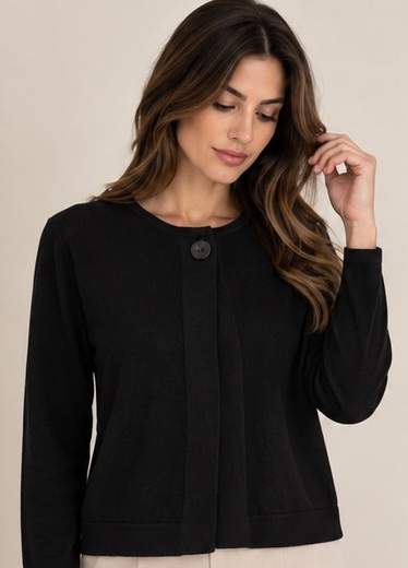 Cardigan Donna Maria Bellentani in Viscosa con Bottone