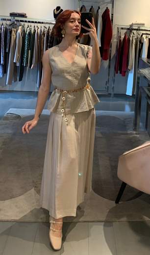 Gonna A Pieghe Lyocel Kartika