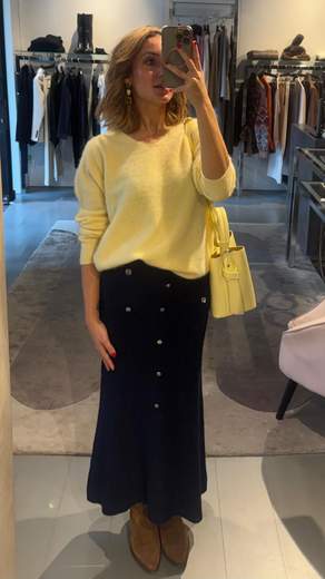 Maglia Scollo V Misto Cashmere Kartika