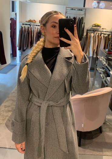 Cappotto Modello Trench Con Cintura Giorgia Plus