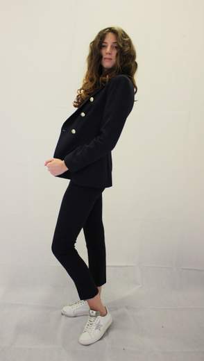 Pantaloni A Sigaretta In Tessuto Tecnico Kartika