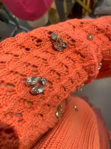 Cardigan Con Applicazioni Strass La Kore