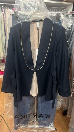 Giacca Con Profili Giorgia Plus