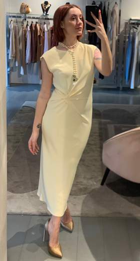 Abito Midi In Crepe Saiph