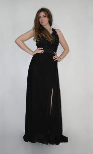 Abito Con Bustino In Pizzo Joenia