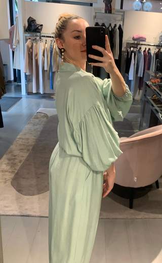 Camicia Con Coulisse E Maniche A Sbuffo Contr'ora