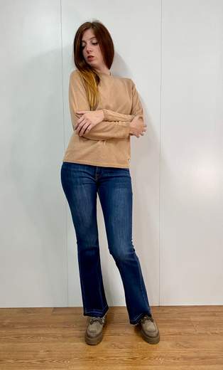 Maglia Girocollo In Cashmere Kartika