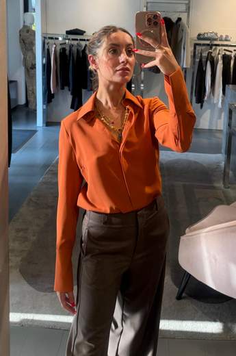 Camicia Crop Seta Kartika