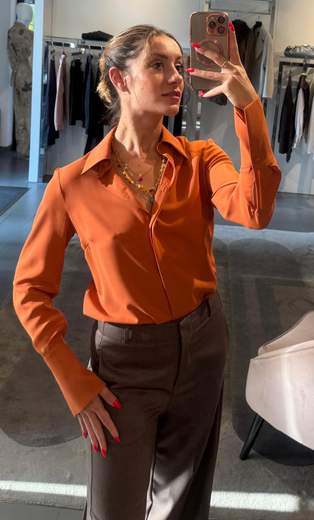 Camicia Crop Seta Kartika