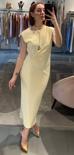 Abito Midi In Crepe Saiph