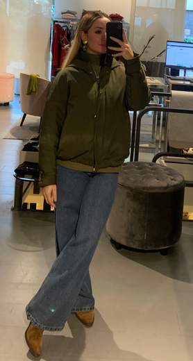 Jeans Largo Stinto Blu Kiki Six