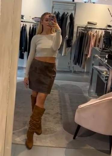 Maglia Crop Top In Lurex Kiki Six