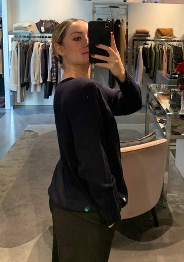 Girocollo Pura Lana Con Trecce Riva Tricot