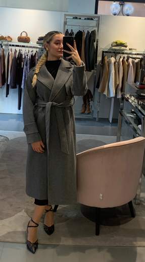 Cappotto Modello Trench Con Cintura Giorgia Plus
