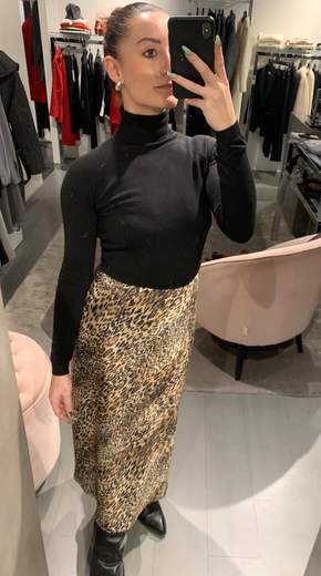 Gonna In Raso Leopardata Lusi