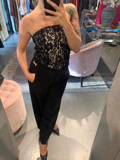 Pantalone Cropped In Crepe Kartika